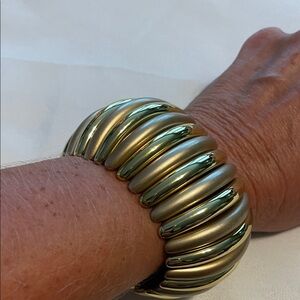 Gold and Silver Chunky light weight Bracelet